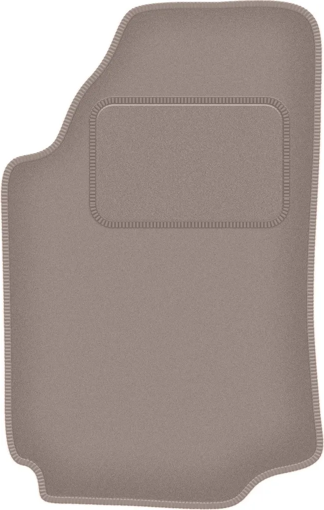 Tappetino Audi 200 C3 Beige Velluto con Fissaggi - Su Misura