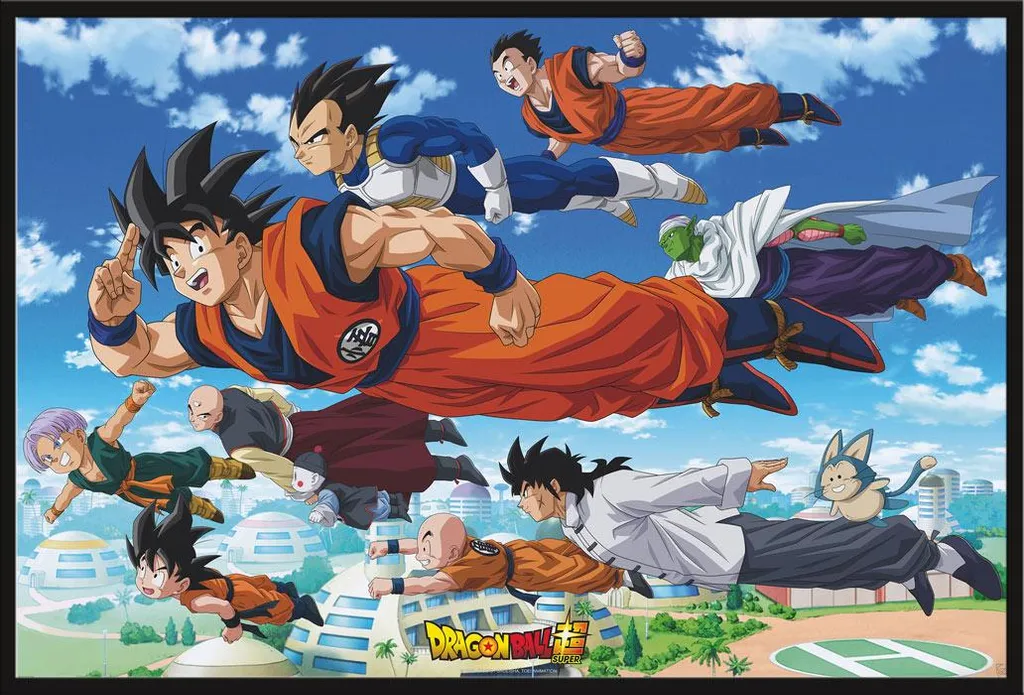Poster Dragon Ball Super Cadre Shinsuke Noir et Vitre Acrylique Résistante