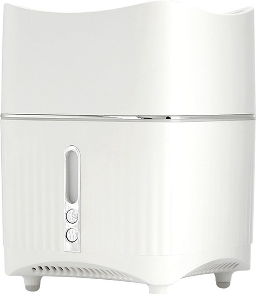 Cool Mist Luftbefeuchter Einstellbarer Quallenförmiger Spray Diffusor für ätherisches Öl Automatische Abschaltung, Nachtlichtfunktion, Weiß