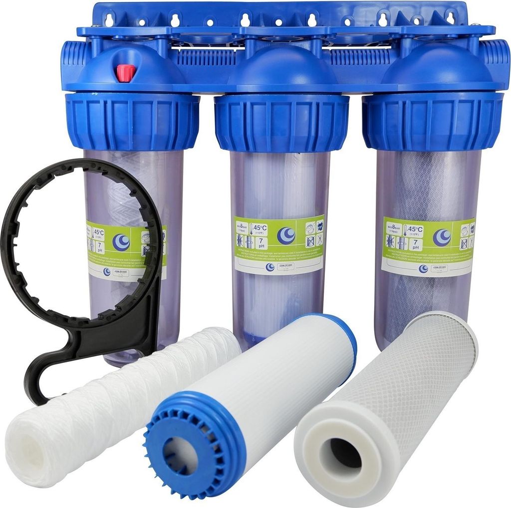CHM HmbH 3- Stufen Vorfilter System 3/4 Zoll IG Produktbild 