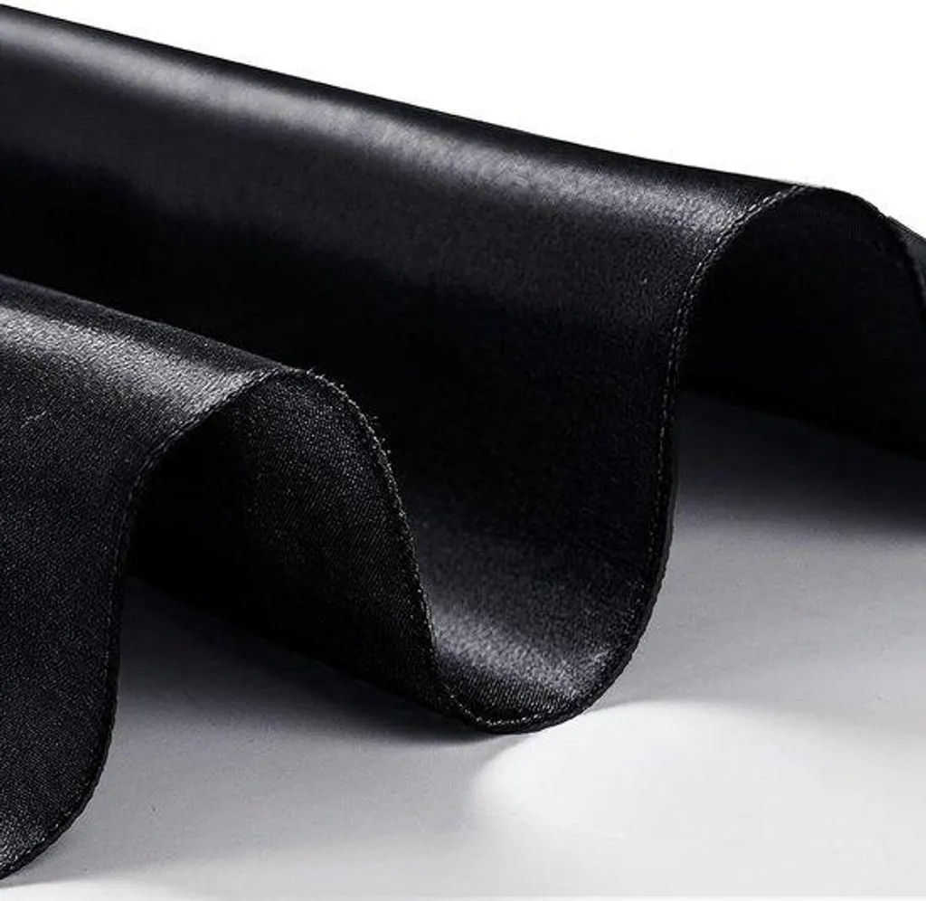 Lot de 24 Serviettes Noires Douces 30x30cm - Réutilisables en Coton