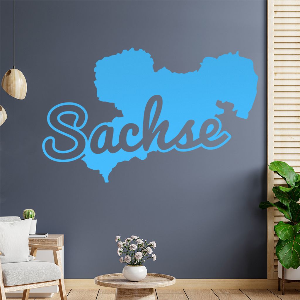 Sachse Sachsen Herkunft Wandtattoo Wandaufkleber Wall Sticker - Dekoration, Küche, Wohnzimmer, Schlafzimmer, Badezimmer