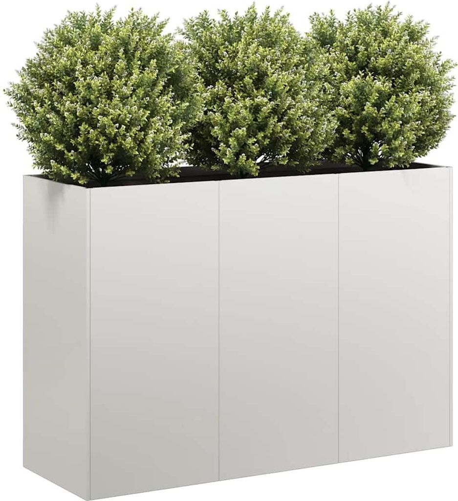 Praktischen Pflanzkübel 120x40x80 cm Edelstahl - Beete ,design Möbel 7241847 1parcel