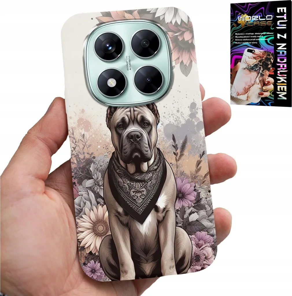 Offerta Custodia Xiaomi Note 14 Pro+ 5G Motivo Cani e Pellicola