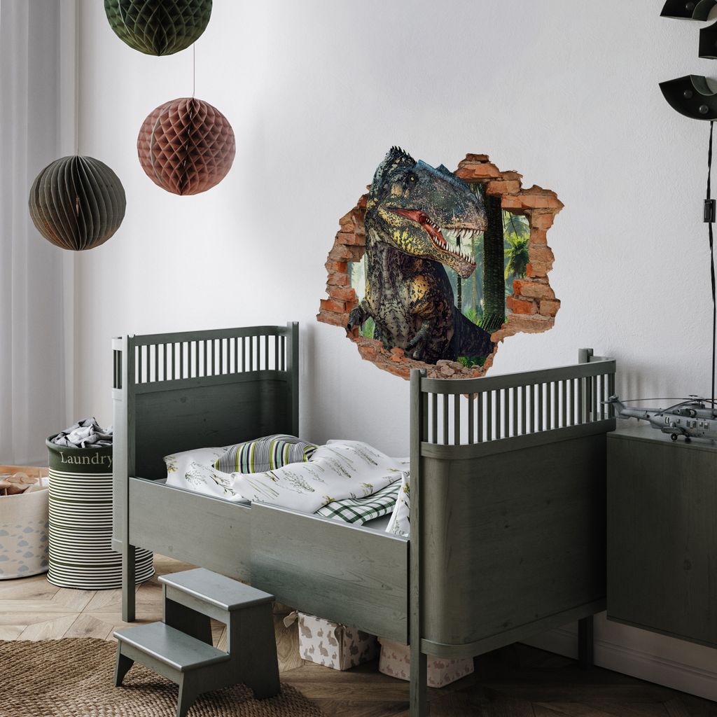 Muralo Wandtatto Wandsticker für Jugendzimmer Kinderzimmer Dinosaurier Dino Aufkleber 80 cm x 60 cm