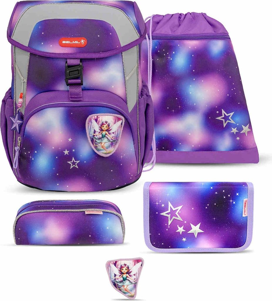 Belmil Maxi ergonomisches Schulranzen-Set 5-teilig "Shining Produktbild 