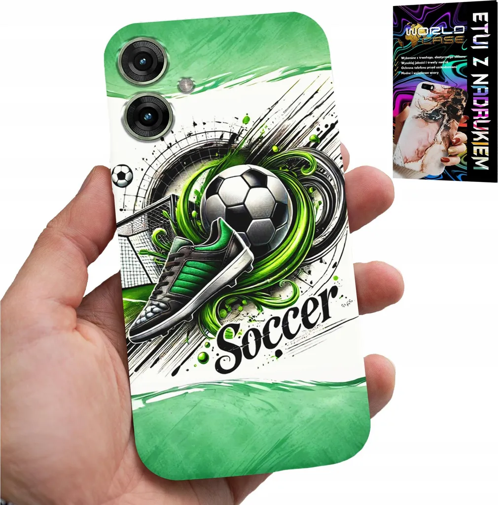 Custodia Calcio per Realme Note 60 - Idea Regalo con Vetro Incluso