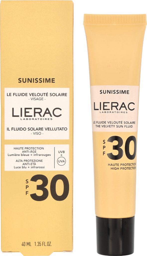 Sonnencreme Lierac Sunissime The Velvety Sun Fluid SPF30 Produktbild 