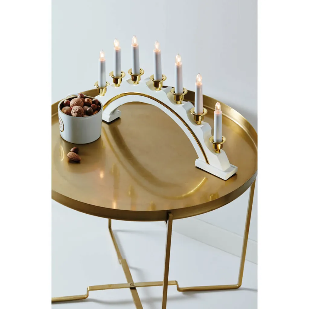 Ampoules E10 34V pour Pont de Bougies - Pack de 7 Lampes de Rechange Noël