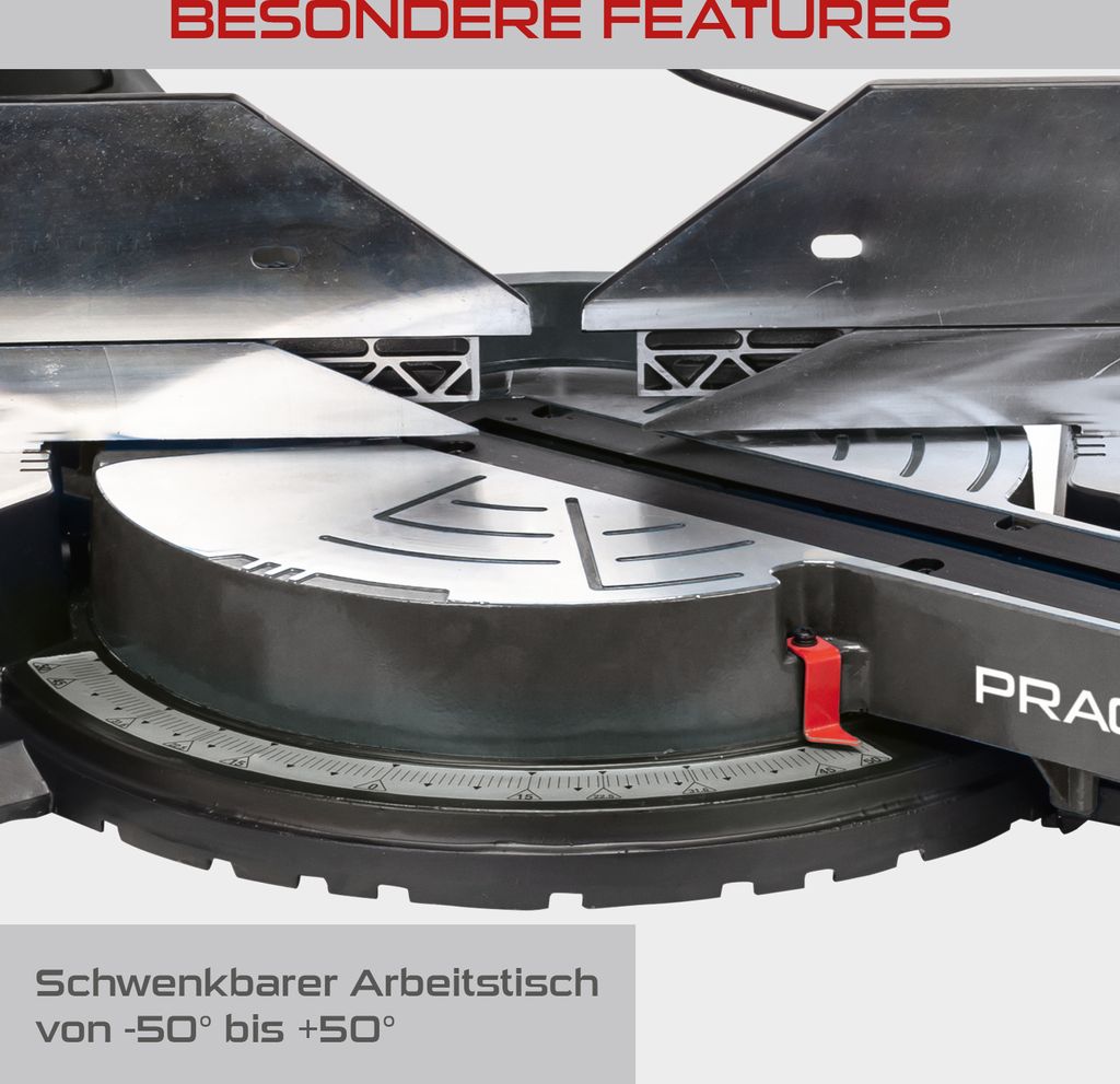 Practixx Kappsäge PX-KZS-305PA | Schnitthöhe max. 180x340mm Produktbild 6
