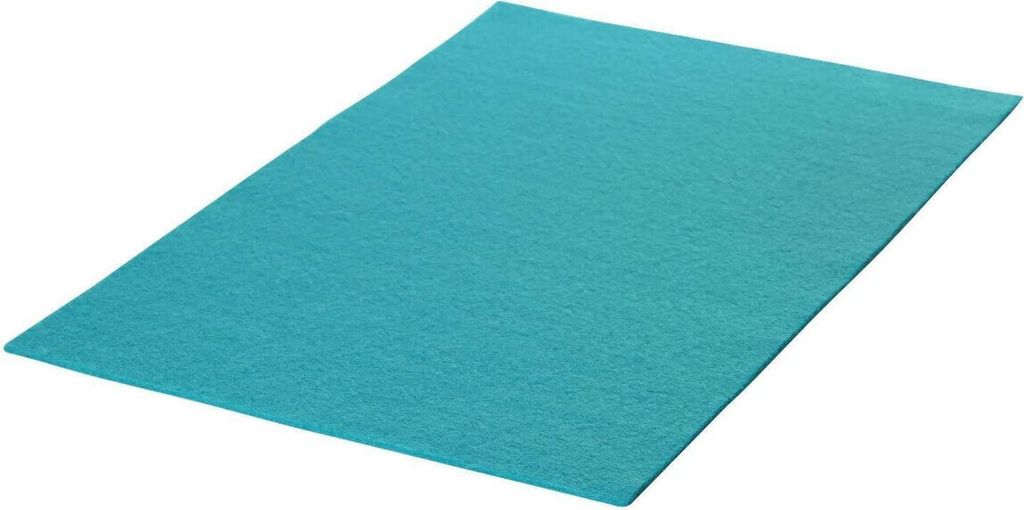 Filz Textil türkis zum Basteln und Dekorieren geeignet Produktbild 