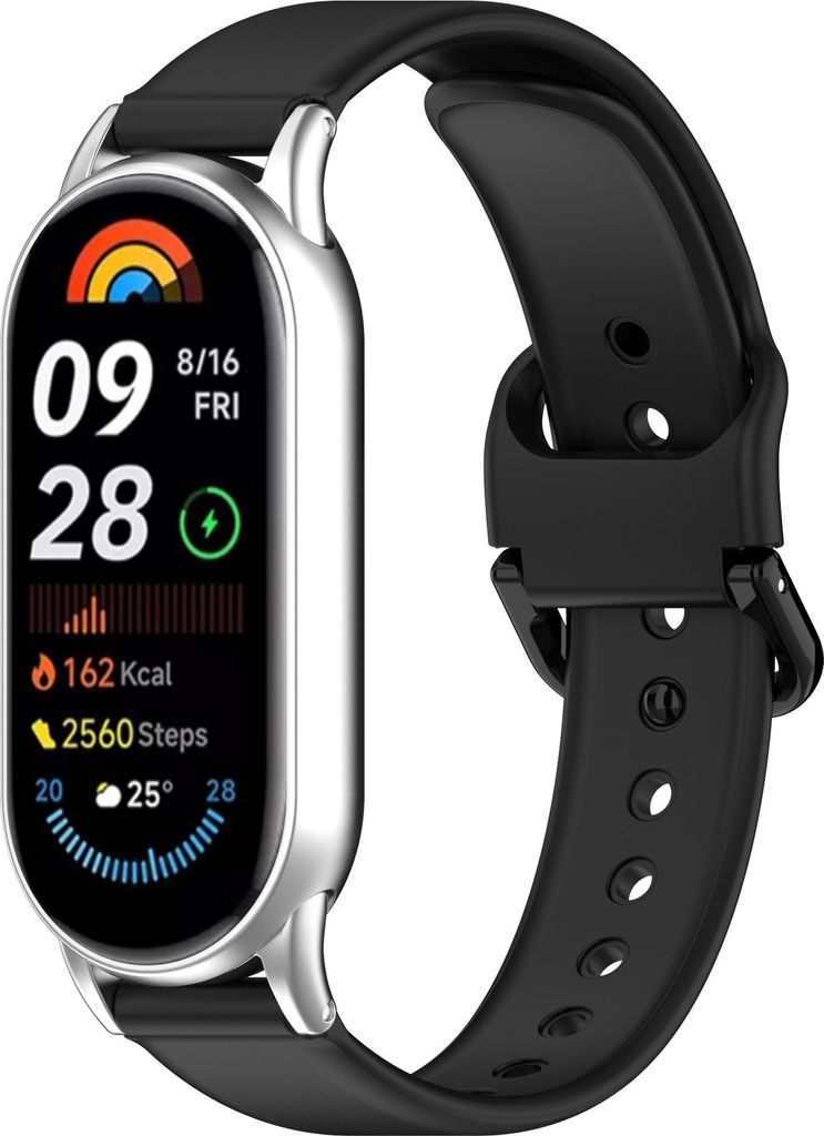 INF Cinturino in silicone per Xiaomi Band 8/9, confortevole Immagine del prodotto 