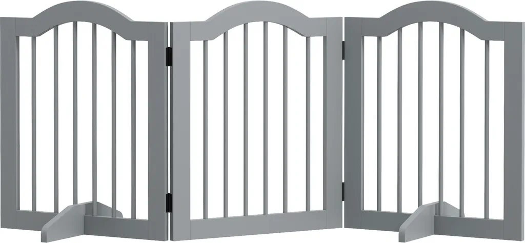 Barrière Chien sans Perçage Grise : Sécurisez vos Escaliers Facilement