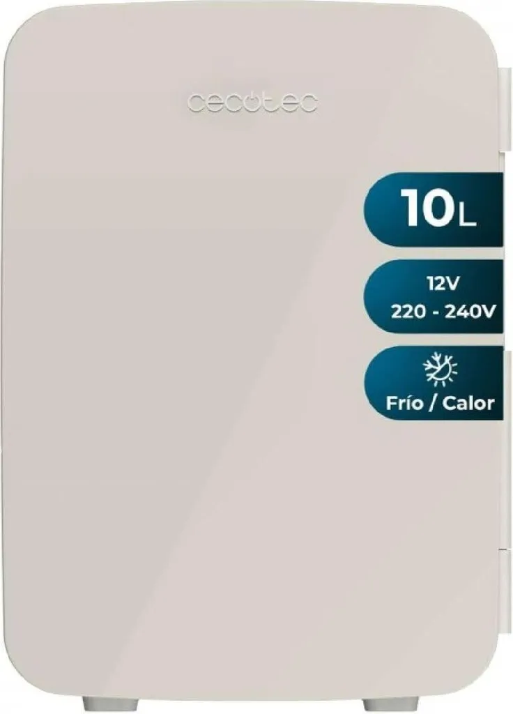 Mini-réfrigérateur Cecotec Bolero MiniCooling Beige 10 L Style Rétro