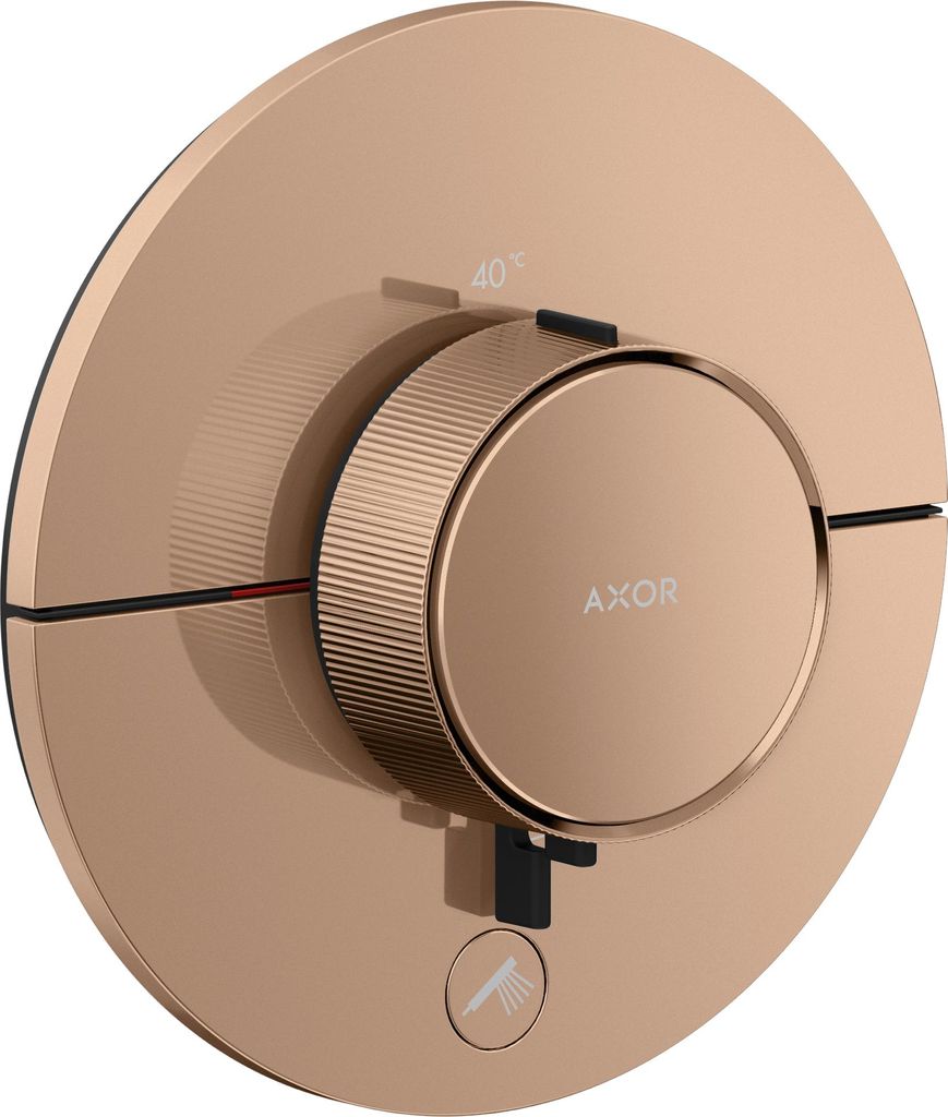 hansgrohe AXOR ShowerSelect ID Thermostat, Highflow, Unterputz, 1 Verbraucher, ein zusätzlicher Abgang, rund, 36776300