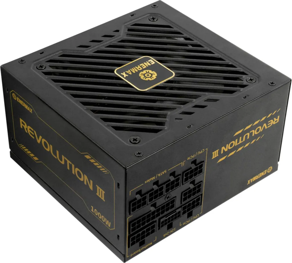 Recensione Alimentatore Enermax Revolution III 1000W 80+ Gold