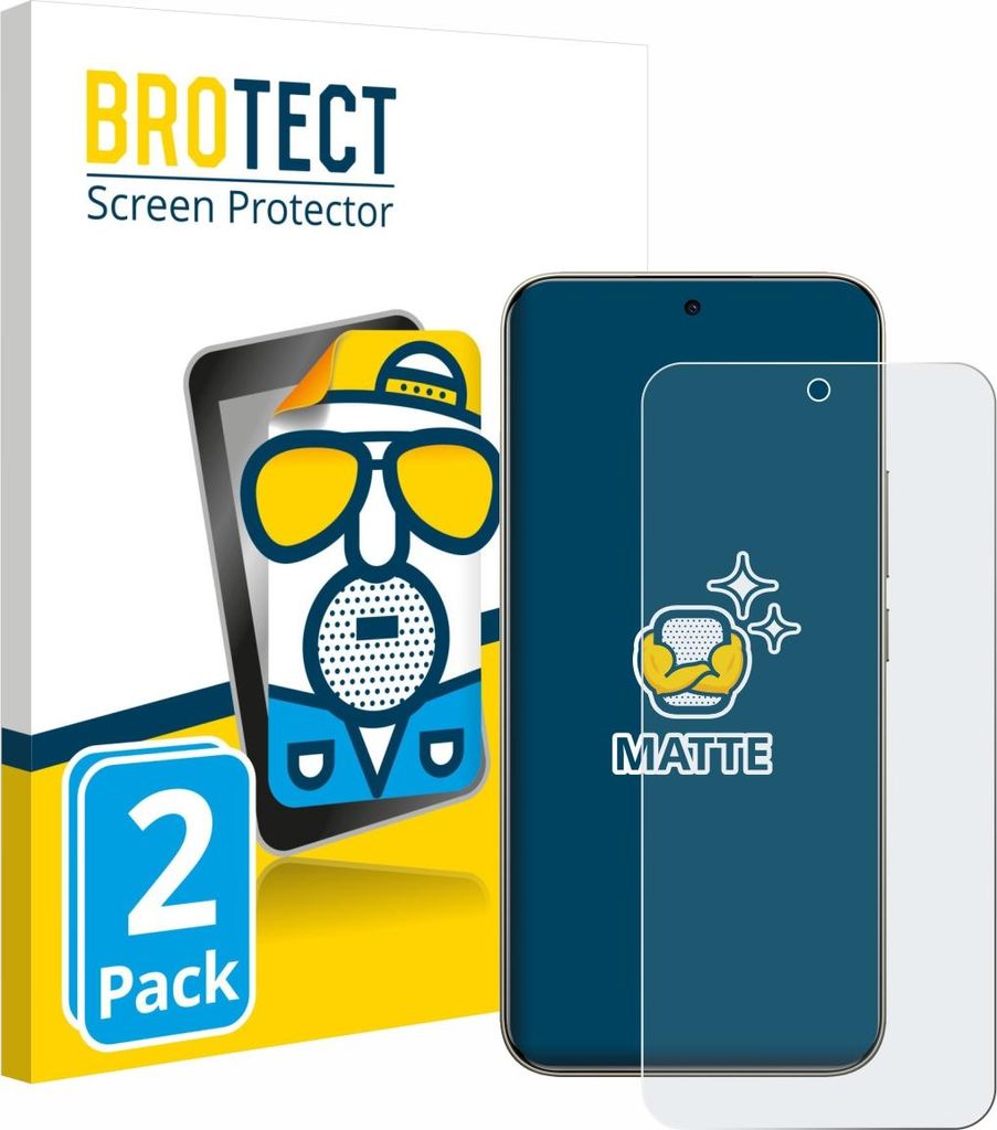 2x BROTECT Schutzfolie für Xiaomi Redmi Note 15 Pro Plus 5G Displayschutz Displayschutzfolie Folie Matt Entspiegelungsfolie