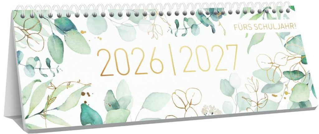 Kalendarz biurkowy „Blattgold” na rok szkolny 2026/2027 Zdjęcie produktu 
