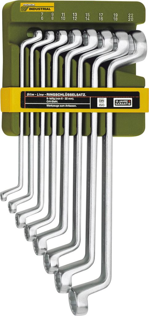 Proxxon 23810 Doppel-Ringschlüsselsatz, 8-teilig von 6 x 7 Produktbild 