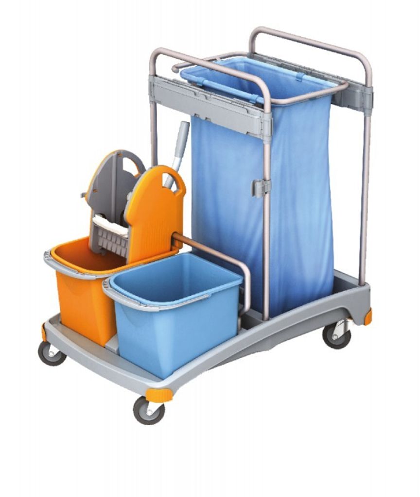 Splast Systemwagen TSS-0001 2x20 L und 120 L Abfallsack