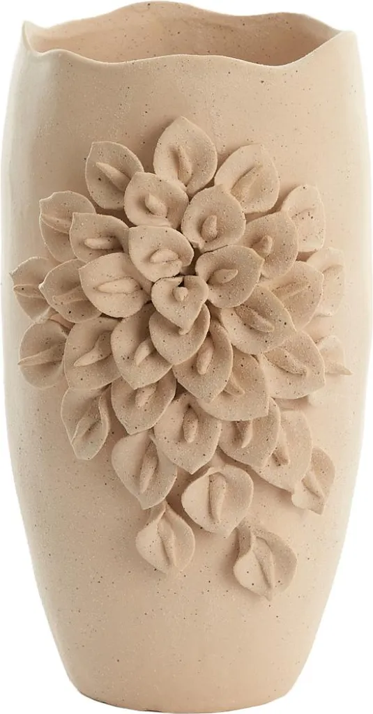 Vase crème mat AMIATA : sublimer un intérieur terne avec élégance 35cm