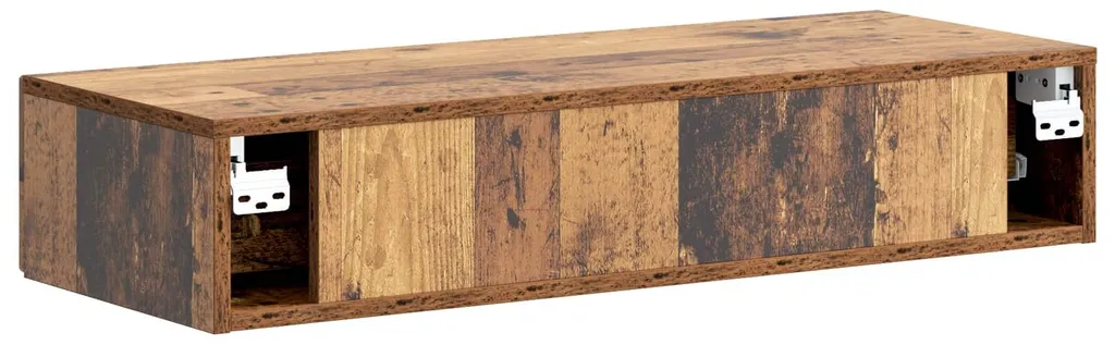 Table d'appoint murale pour entrée étroite console en bois de récup