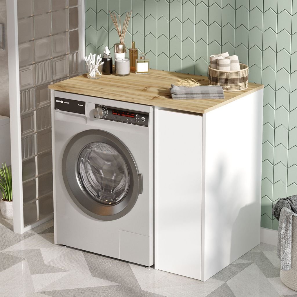 Skye Decor, SA1- SA1LCS, Nussbaumfarbe,,Weiß, Produktbild