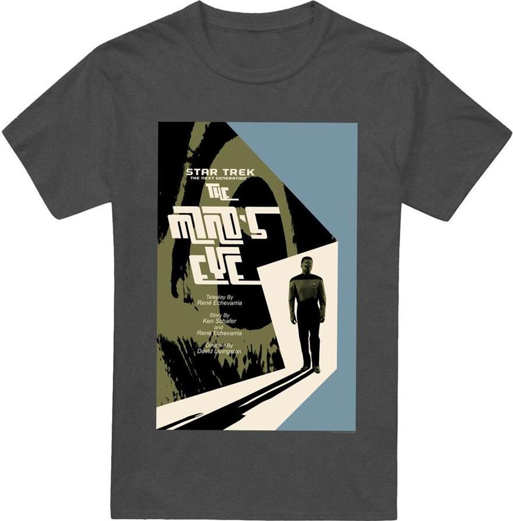 Star Trek - "The Next Generation Season 4 Episode 24" T-Shirt für Herren/Damen Uni TV17876 (L) (Holzkohle)