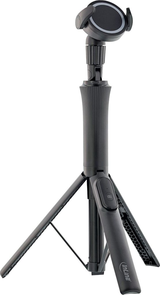 InLine 48091, 3 Bein(e), Schwarz, 150 cm, 348 g