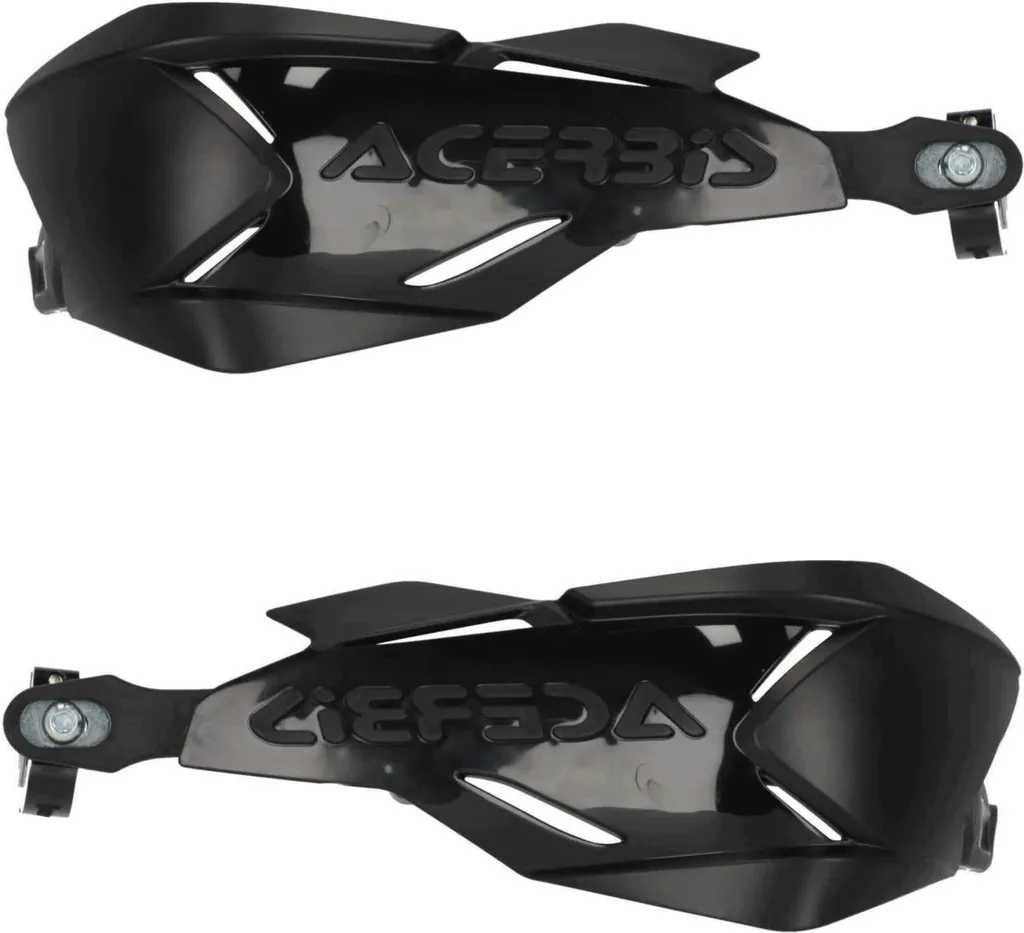 Protège-mains moto Acerbis X-Factory noirs fermés pour guidon KTM Enduro