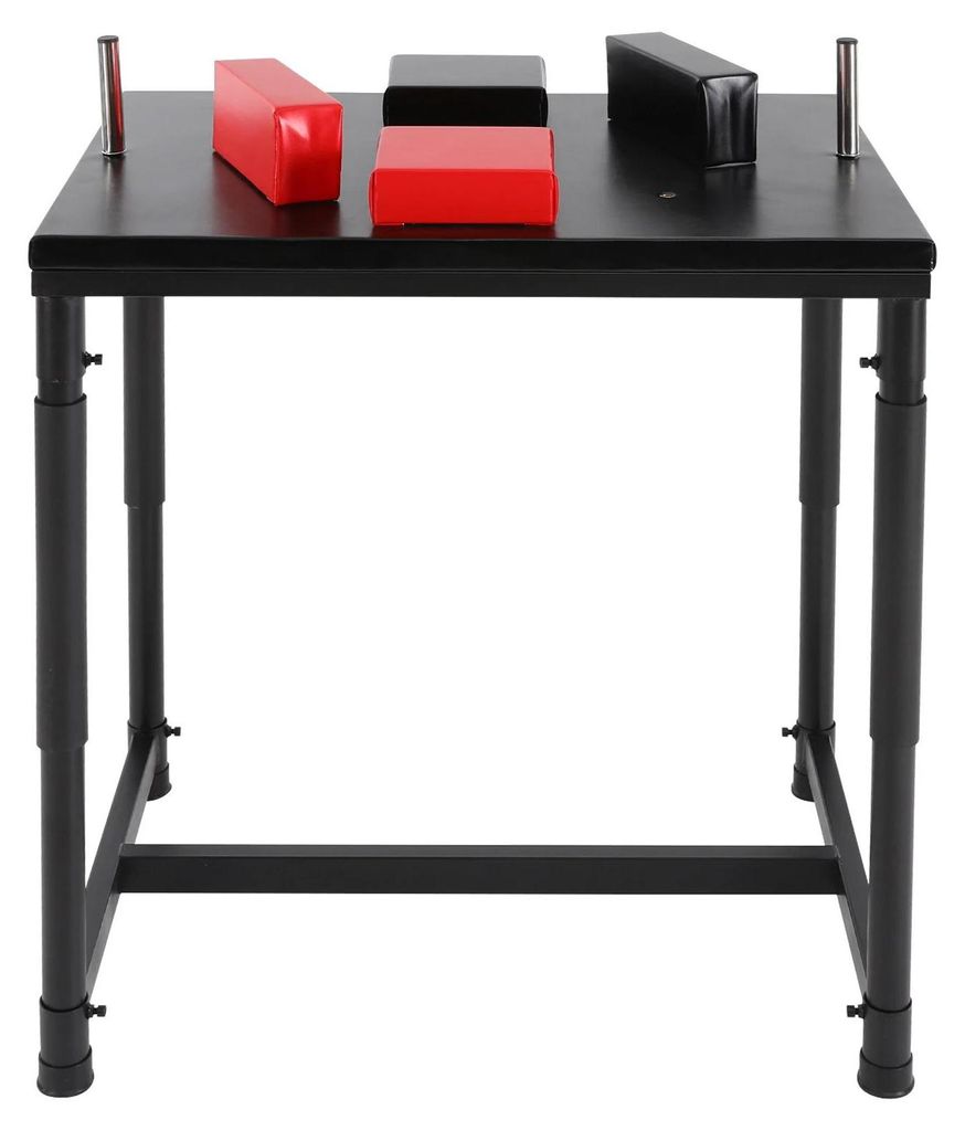 Armwrestling Tisch / Armdrücken Tisch - Standard - Statische Traglast 1 t - Größe 90×65×100 cm - Rohr Ø 4,5 cm - Wandstärke 1,2 mm - Schwarz