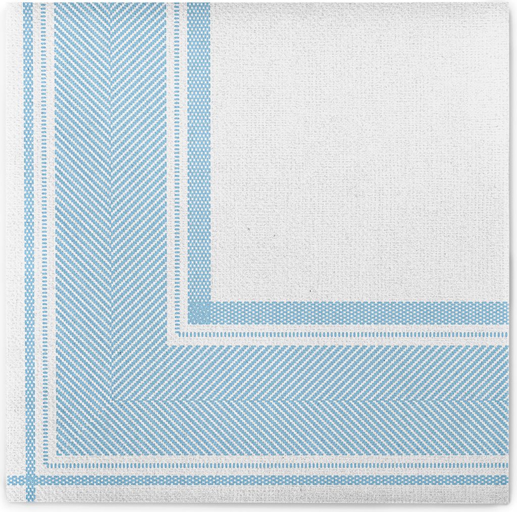 Airlaid Serviette Alfred in Grau-Hellblau, 40 x 40 cm, 50 Stück - Mank