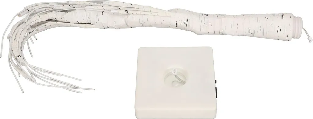 Bouleau illuminé 60cm avec branches réglables et LED blanc chaud décor - 3