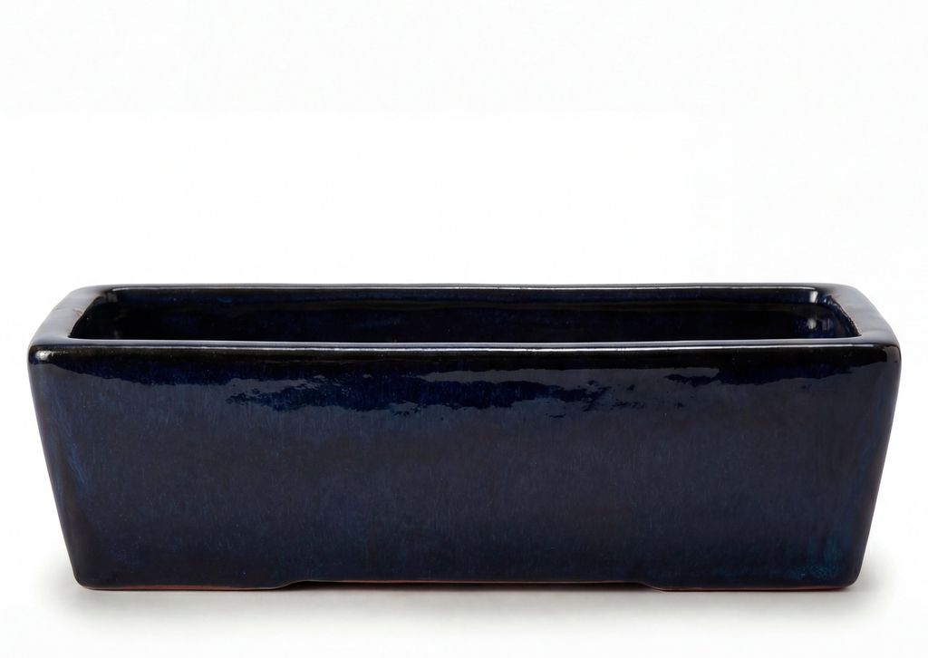 Provencelia Keramik Pflanzkübel Giono Royalblau, frostbeständig, handgefertigt, glasiert, Outdoor, Terrasse, winterfest