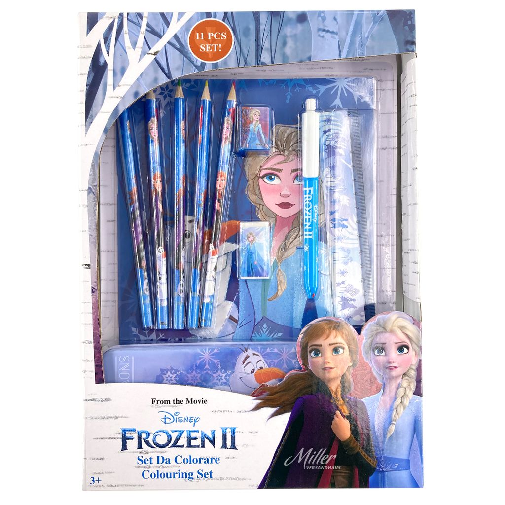 Frozen 2 Die Eiskönigin Super Malkoffer über 100 Teile Disney Anna Elsa Malset 