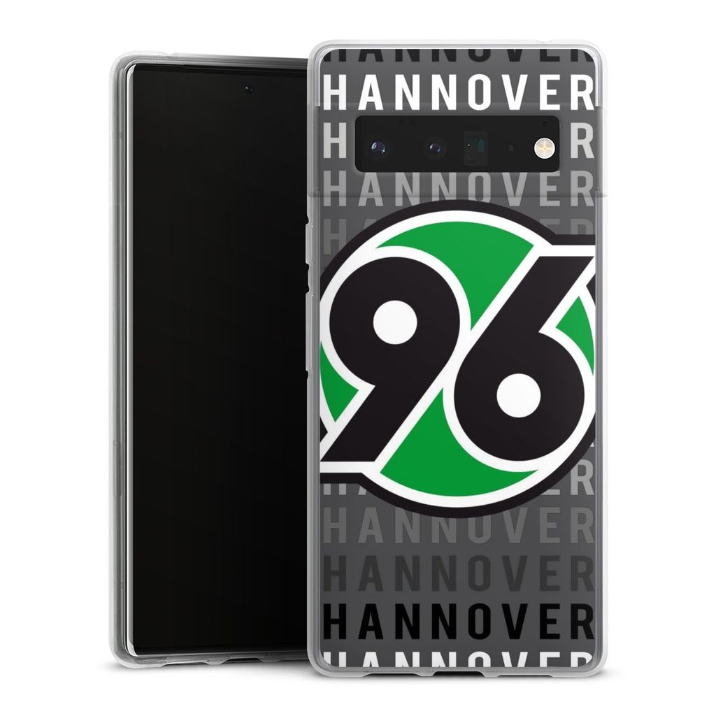 DeinDesign Handyhülle für Google Pixel 6 Pro Silikon Hülle Case Smartphone Schutzhülle H96 Hannover 96 Offizielles Lizenzprodukt