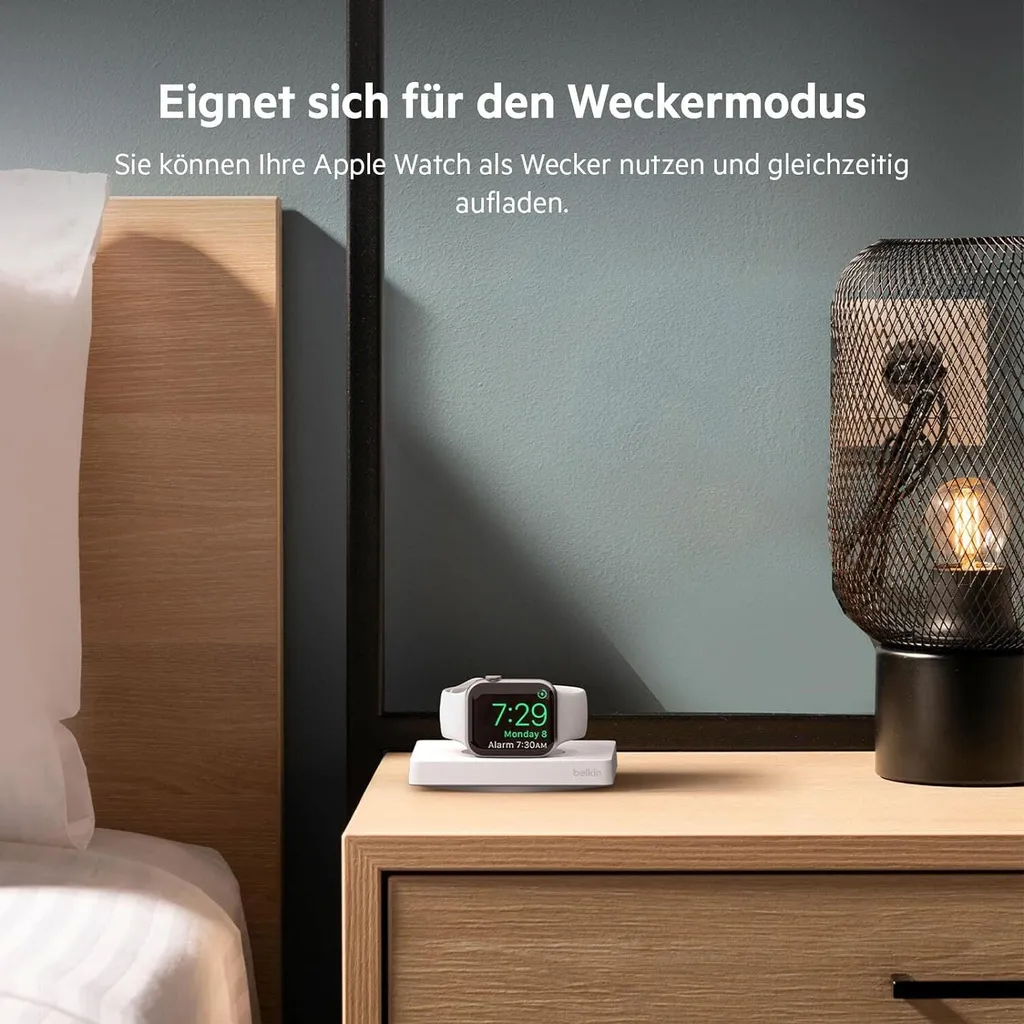 Chargeur rapide blanc Belkin BOOST CHARGE PRO induction pour Apple Watch - 18