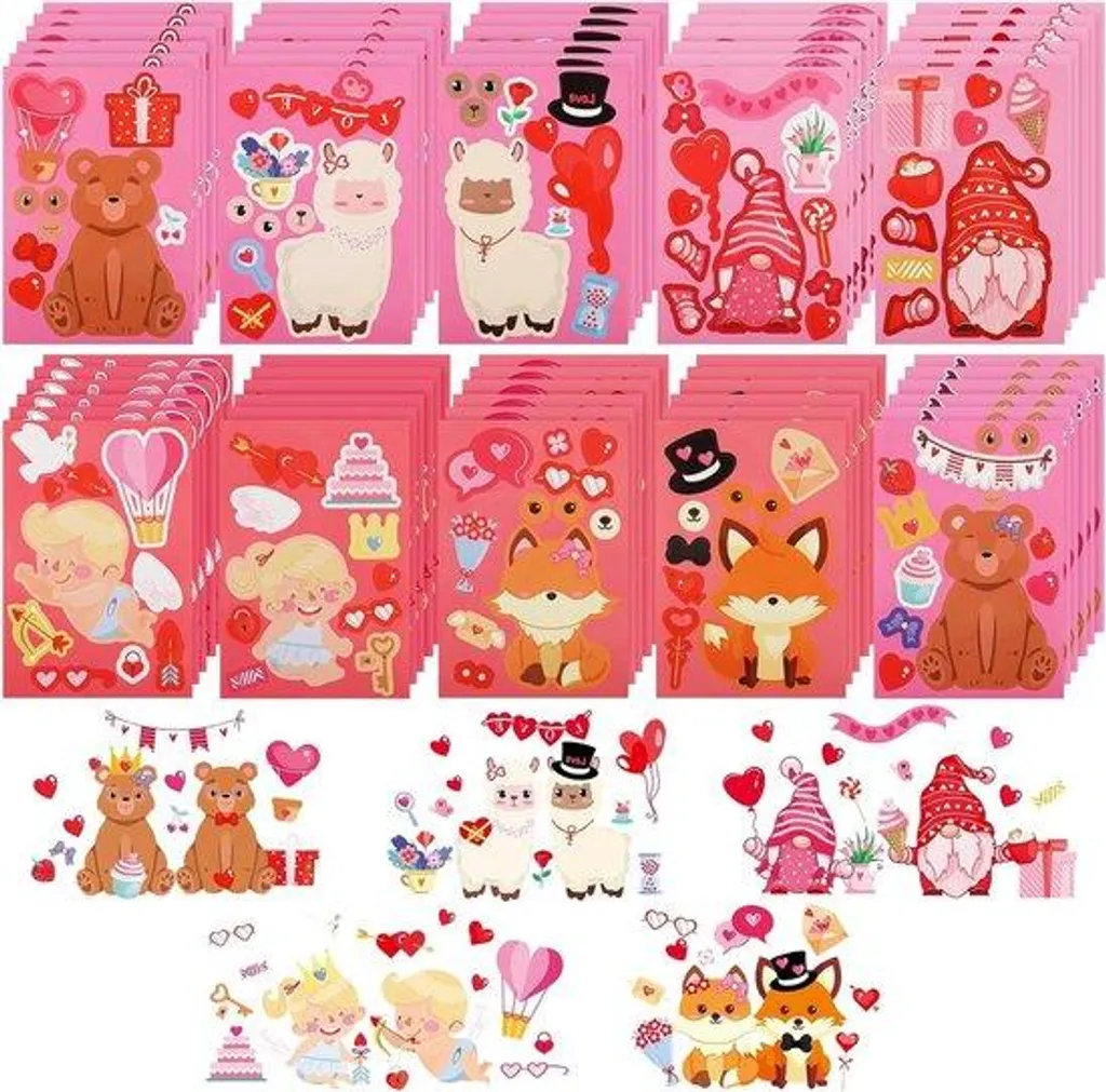 Articles de Fête Saint-Valentin pour École - Autocollants et Bricolage