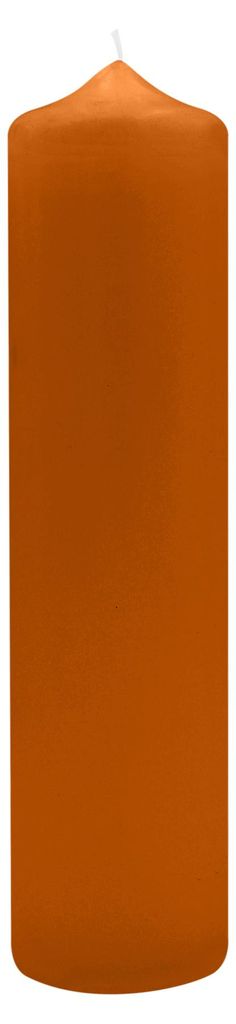 Spitzkopf Stumpen Kerzen Cotto 25 x Ø 6 cm, 8 Stück