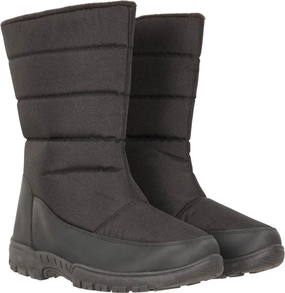 Bottes de neige chaudes pour randonnée hivernale Homme Icey Noir