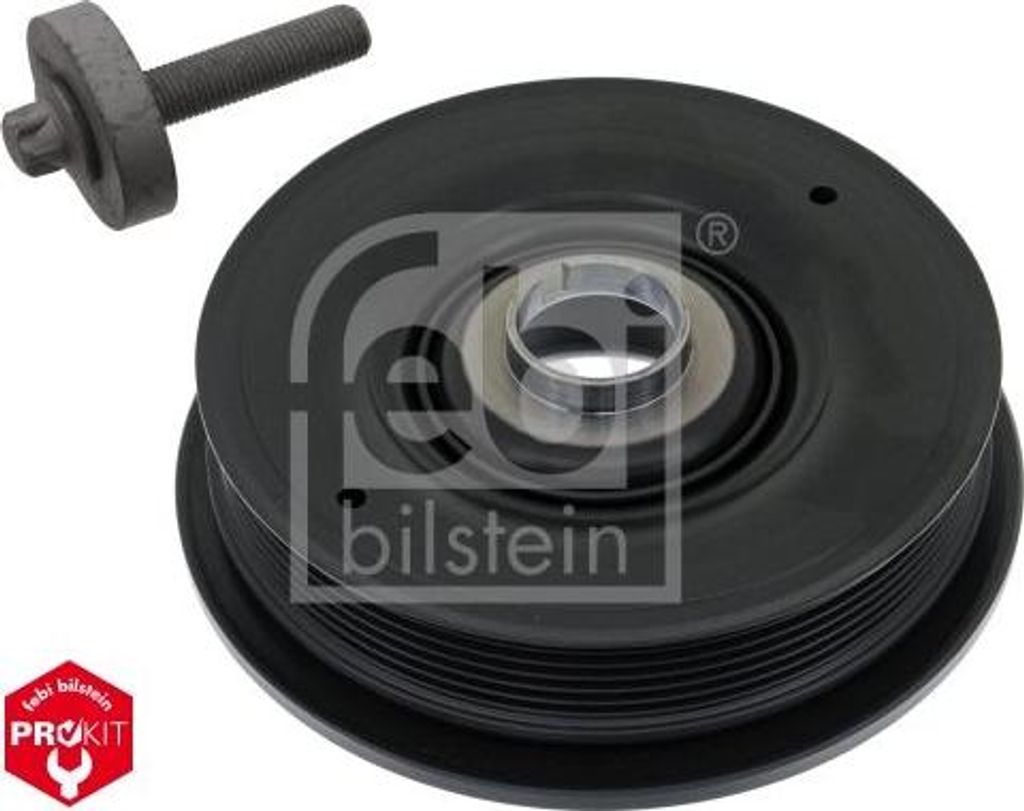 FEBI BILSTEIN 33699 Riemenscheibe, Kurbelwelle OE 93161428 kompatibel mit Interstar, Primastar, Movano, Vivaro, Avantime, Espace, Laguna, Master, T...