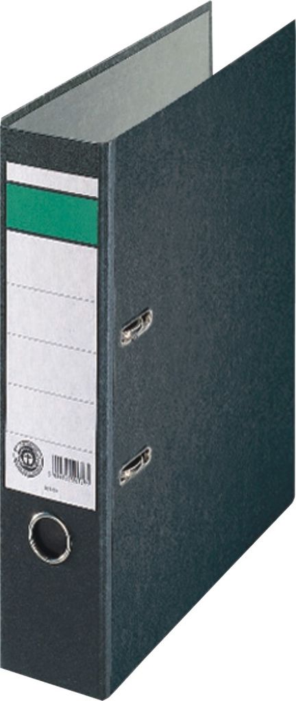 Ordner Wolkenmarmor A4 80mm schwarz Packung mit 20 Stück