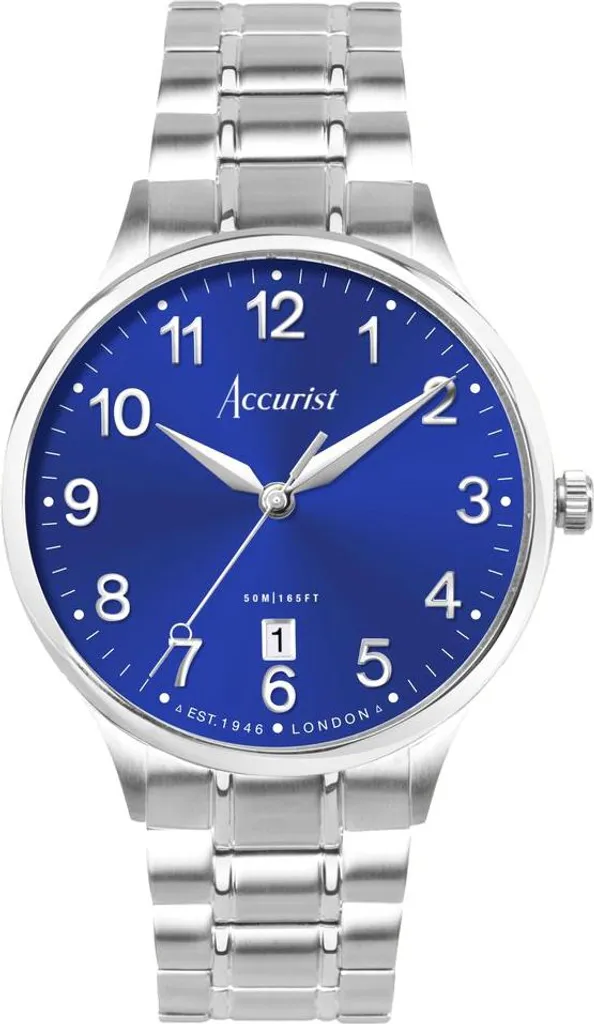 Montre Argentée Idéale pour le Bureau et les Soirées - Accurist Classic
