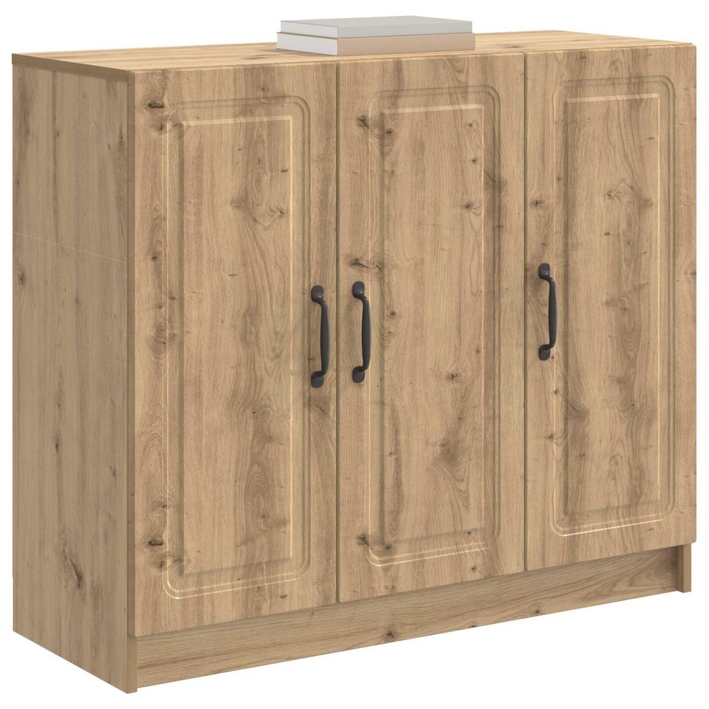 Maison Exclusive - Sideboard Artisan-Eiche 89 x 34,5 x 77 cm Holzwerkstoff
