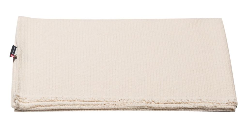 David Fussenegger Kinderdecke Stella 'Uni' 100 x 140 cm Rohweiß