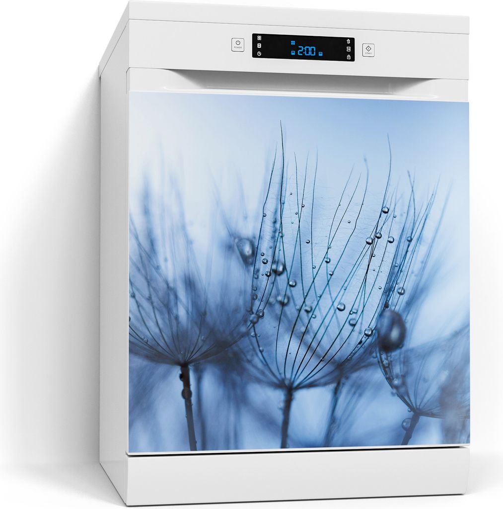 DEQORI Magnetmatte Spülmaschine beschreibbar 60x60 cm 'Pusteblumenperlen' Magnetfolie