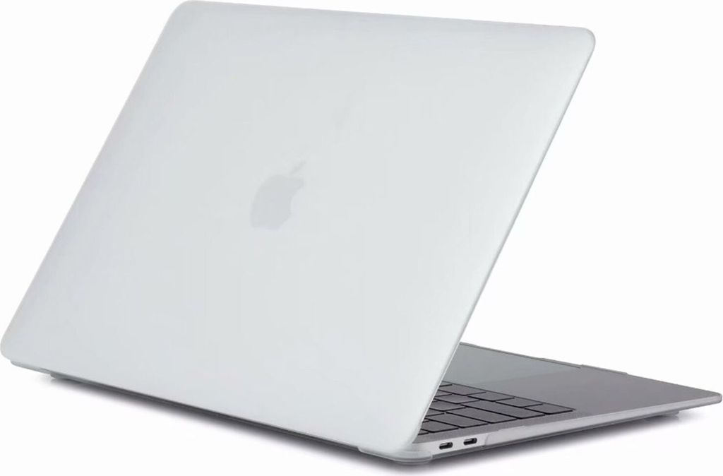 NALIA Schutzhülle kompatibel mit Macbook Air 13 Zoll 2018, Matt Ultra-Slim Case Hülle Hardcase, Transparent Protector Sleeve Hartschale, Front& B...