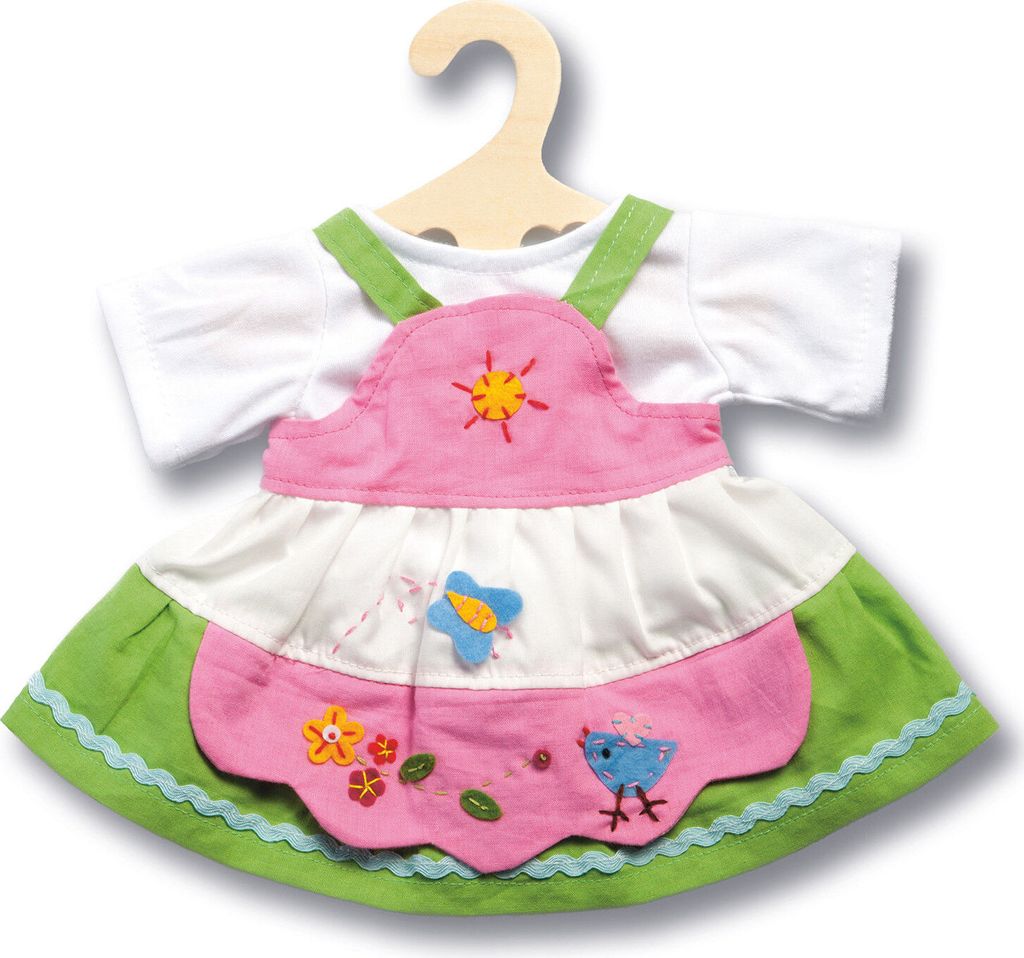 Heless Puppenkleid mit T-Shirt Sunny 28-35cm - Puppenkleidung Set