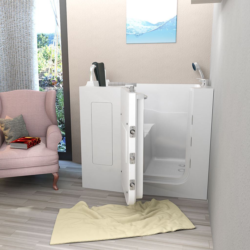 Sitzbadewanne Senioren Wanne Sitzwanne mit Tür S08-C-L Produktbild 2