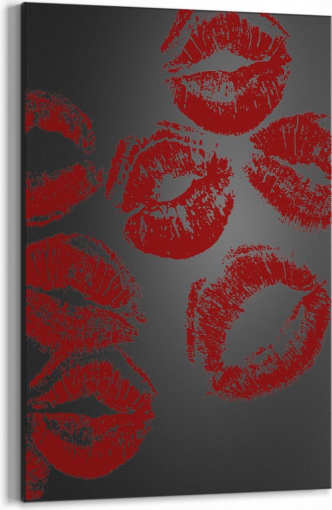 DEQORI Kreidetafel 40x60 cm 'Großes Kussgewitter' Tafel Wandtafel Schreibtafel